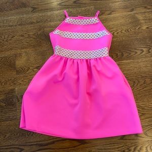Lilly Pulitzer Girls Dress - XL - vibrant Pink